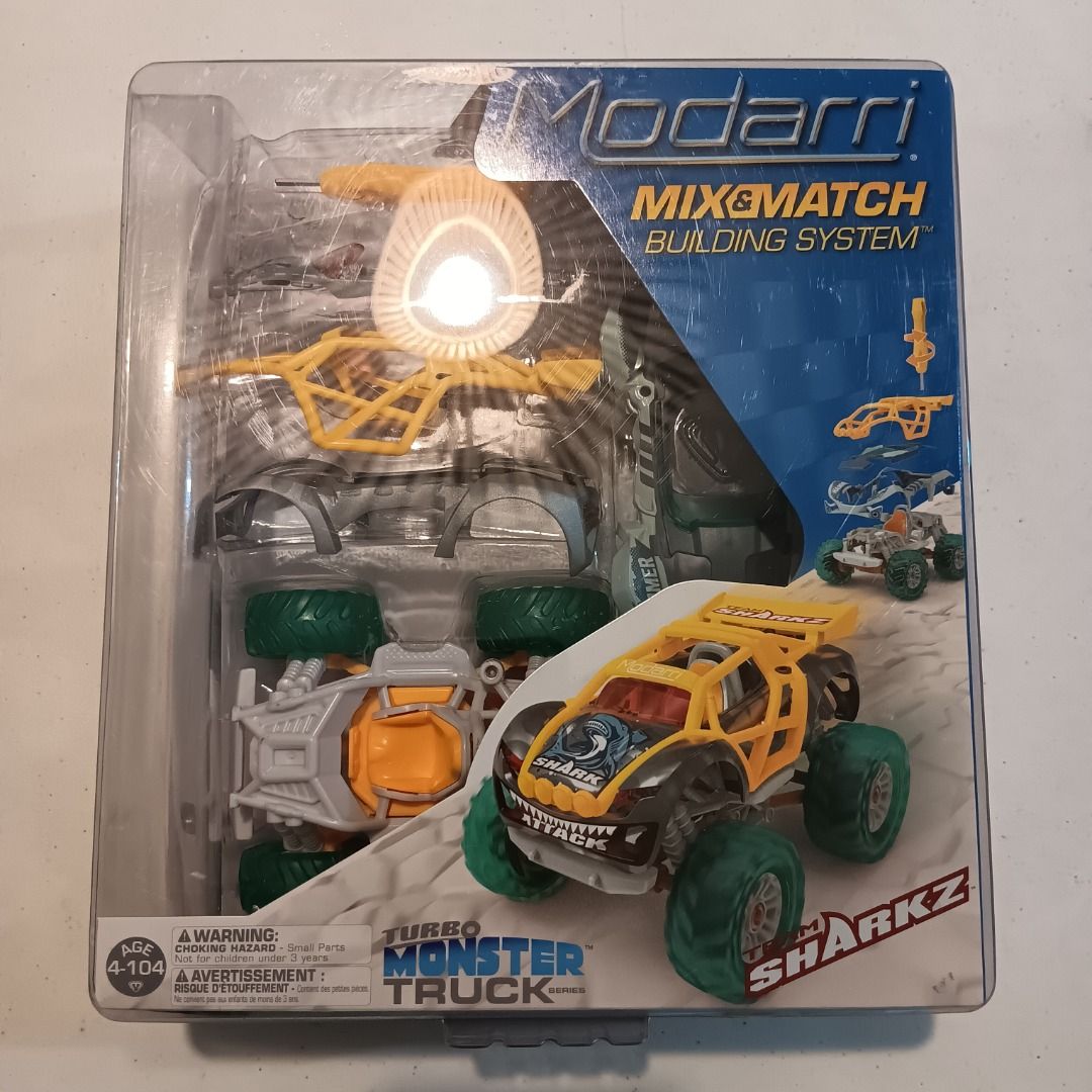 Modarri The Ultimate Toy Car (Category: Interactive Toys) located in Cainta. Submitted by watchmanart (Listing ID 1467725851, Image 3). Description: Modarri: The Ultimate Toy Car Street, Dirt and Turbo Monster Trucks for ages 6 and Up. Items are as is, new and unopened. What you see is what you get. The package has dents and minor scratches. Please take note of this before placing your order. Shipping via JNT or Lalamove. Meetup if near San Mateo