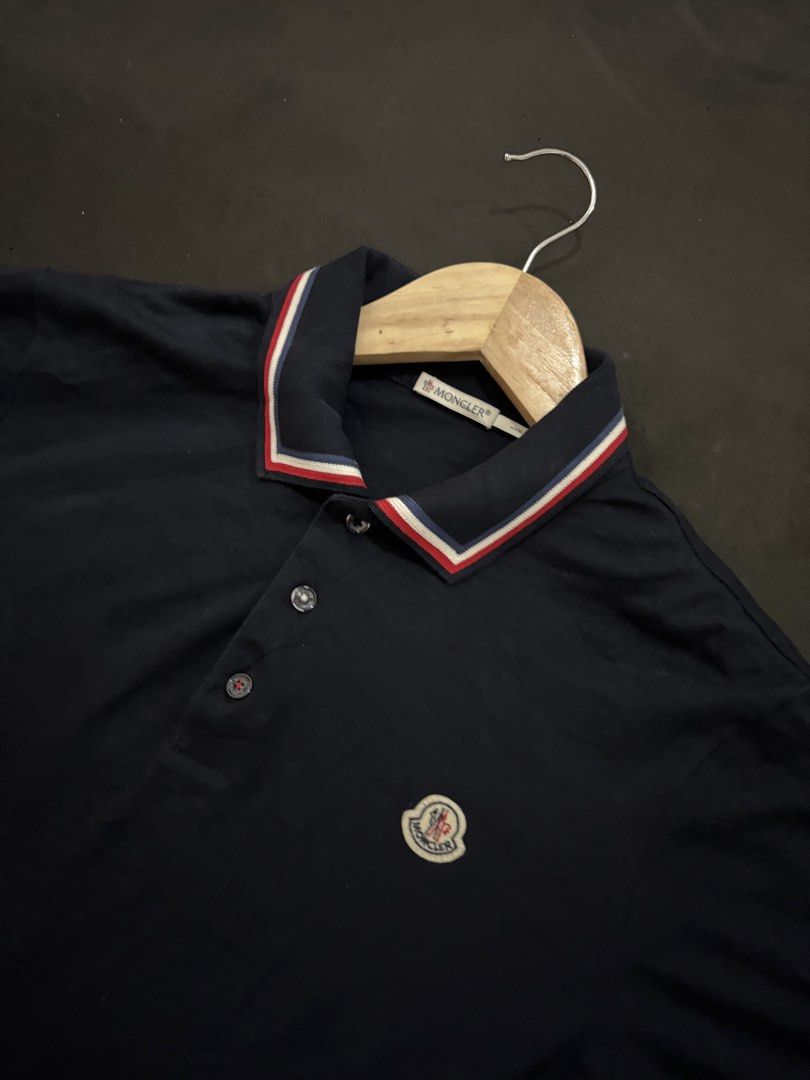 Moncler Polo (Category: Luxury Apparel) located in Ibajay. Submitted by thriftthriftlang.aklan (Listing ID 1467704250, Image 2). Description: Moncler Polo Dimes-19.5x22 Condition-Excellent Condition Color Rate-10/10 Issue-Need Wash.