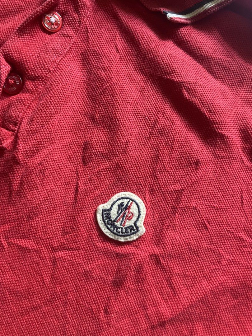 Moncler polo shirt (Category: Luxury Apparel) located in Manila. Submitted by kerikeridulce (Listing ID 1467635567, Image 2). Description: Size medium authentic No flaws .