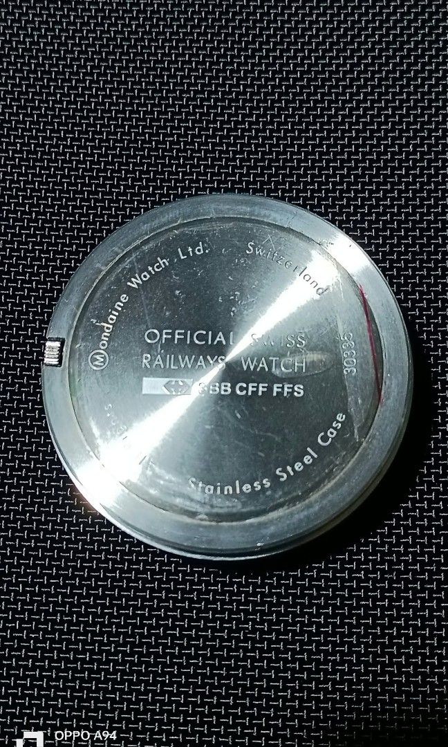 Mondaine swiss watch (Category: Clocks) located in Quezon City. Submitted by Bernz (Listing ID 1467710471, Image 3). Description: The item in the image is a Mondaine Official Swiss Railways Globe Clock (Model: A660.30335.16SBP). Key Details & Specifications Design: Inspired by the iconic 1944 Swiss station clock created by engineer Hans Hilfiker, featuring the signature minimalist Bauhaus aesthetic and the recognizable red "lollipop" second hand.