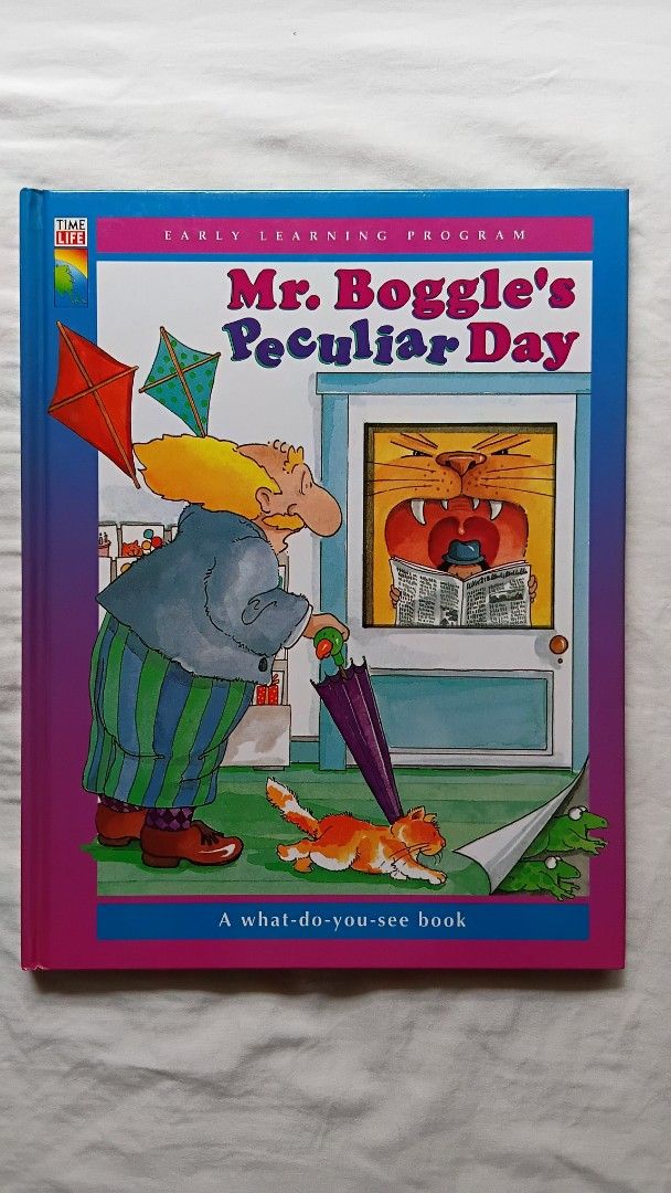 "Mr Boggle's Peculiar Day" Time-Life Early Learning Program Children's Book (Category: Children's Books) located in Antipolo. Submitted by imperial_trader (Listing ID 1467604824, Image 1). Description: *NEGOTIABLE/OPEN TO OFFERS as well - offers will be considered until a deal is made (items are delivered to the buyer and payment is made) - auto accept price: Php 600 - Time-Life is a USA children's book brand/publisher from the late 90's to early
