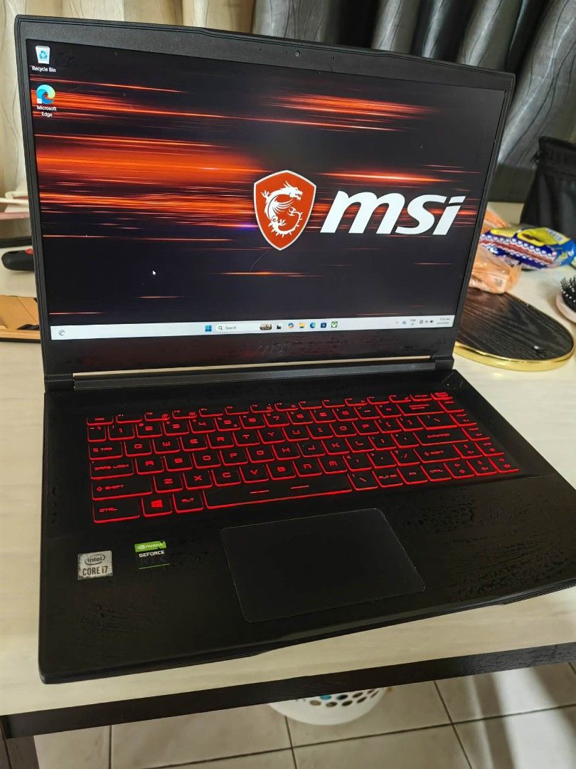 MSI Gaming Laptop i7 RTX 3060 (Category: Laptops & Notebooks) located in Manila. Submitted by happybear-cbf42e (Listing ID 1467824659, Image 1). Description: MSI GAMING LAPTOP I7 - 10TH GEN RTX 3060 16 GB RAM 500 GB SSD INCLUSION: CHARGER ONLY NEGOTIABLE PA PO WAG NA PO MAGTANGKA MGA SOBRANG BABANG OFFER .