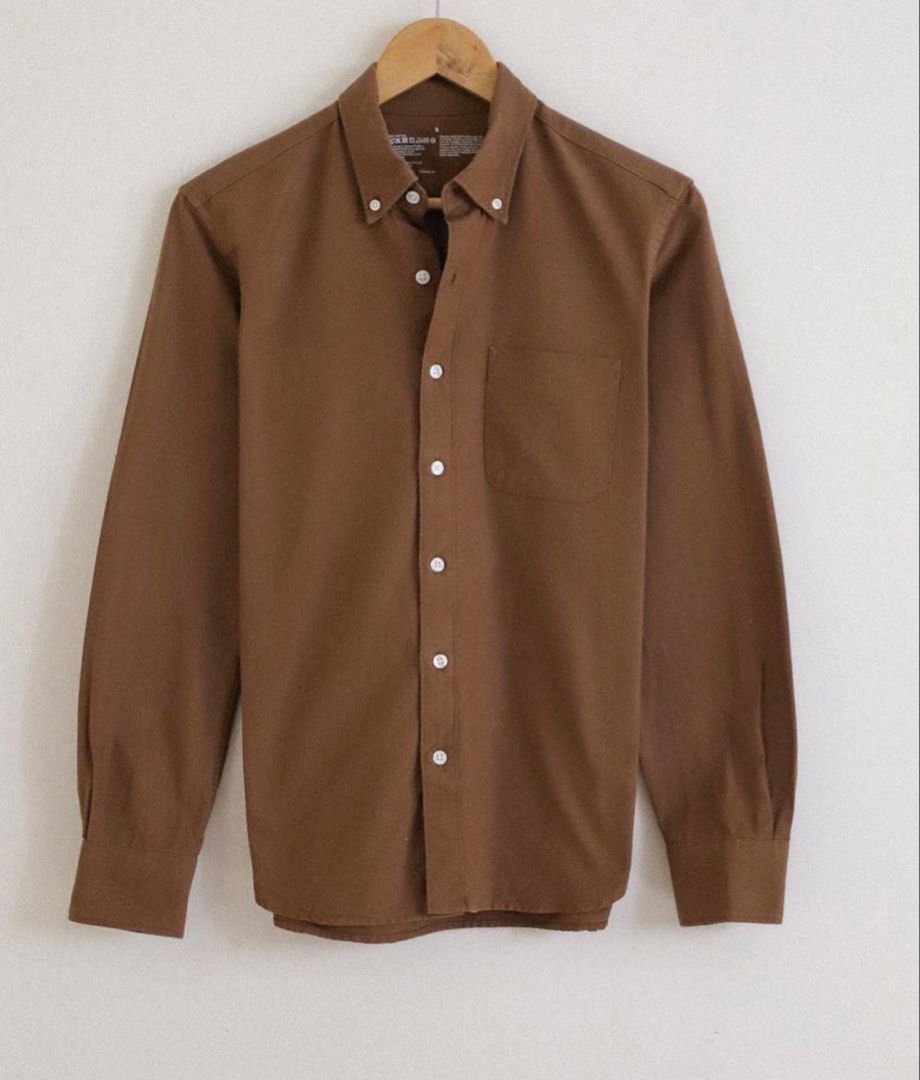 Muji linen blend Ls (Category: Longsleeves) located in Manila. Submitted by ourburstingwardrobe_ (Listing ID 1467698782, Image 1). Description: Size small New condition.