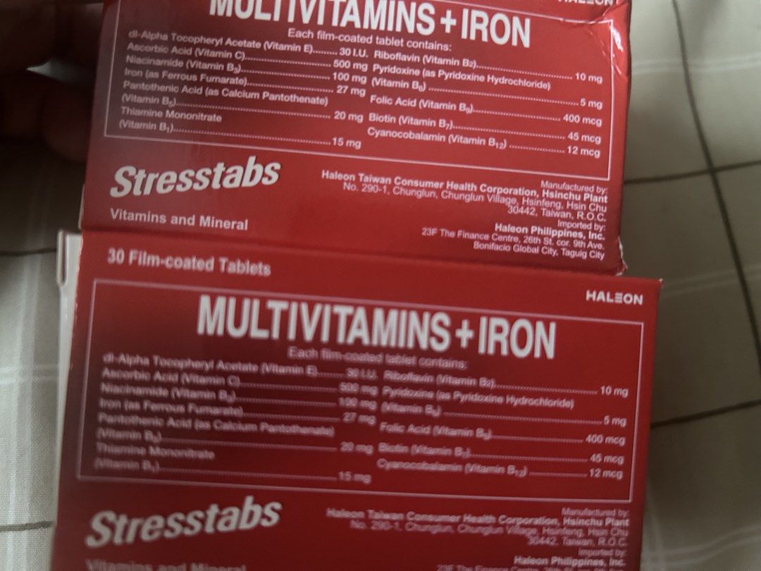 Multivitamins stresstabs (Category: Health Food, Drinks & Tonics) located in Taguig. Submitted by shepai (Listing ID 1467608329, Image 3). Description: .