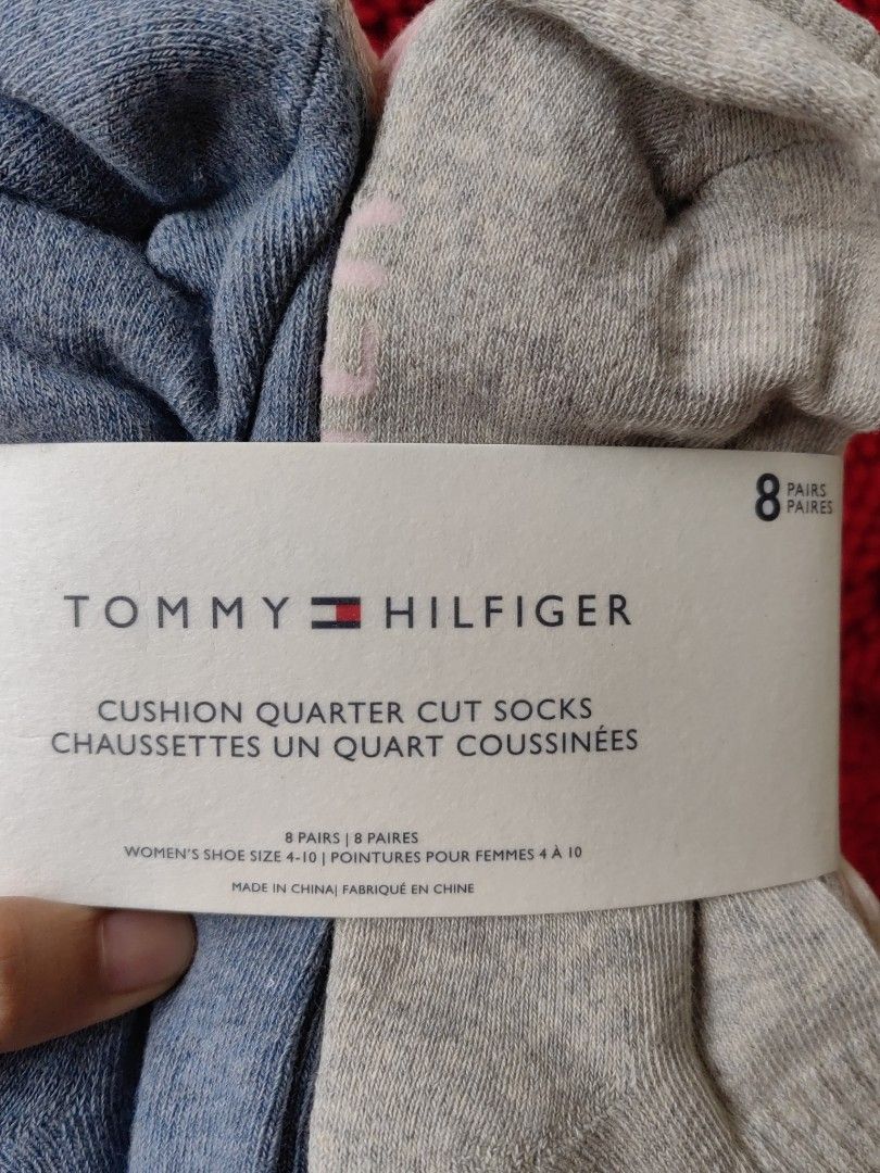 MUST GO - TH Quarter Socks (8 Pairs) (Category: Socks & Tights) located in Puerto Galera. Submitted by charisarifinds (Listing ID 1467694553, Image 3). Description: 📍 Fixed price na po 🙏 Brand new Original Tommy Hilfiger Women's Quarter Socks 8 pairs Shoe size: US4-10 💯 Original from Canada, money back guaranteed if proven fake Disclamer: Chari Sari Finds is not affiliated with the brand and company services. We do not claim rights to the bran