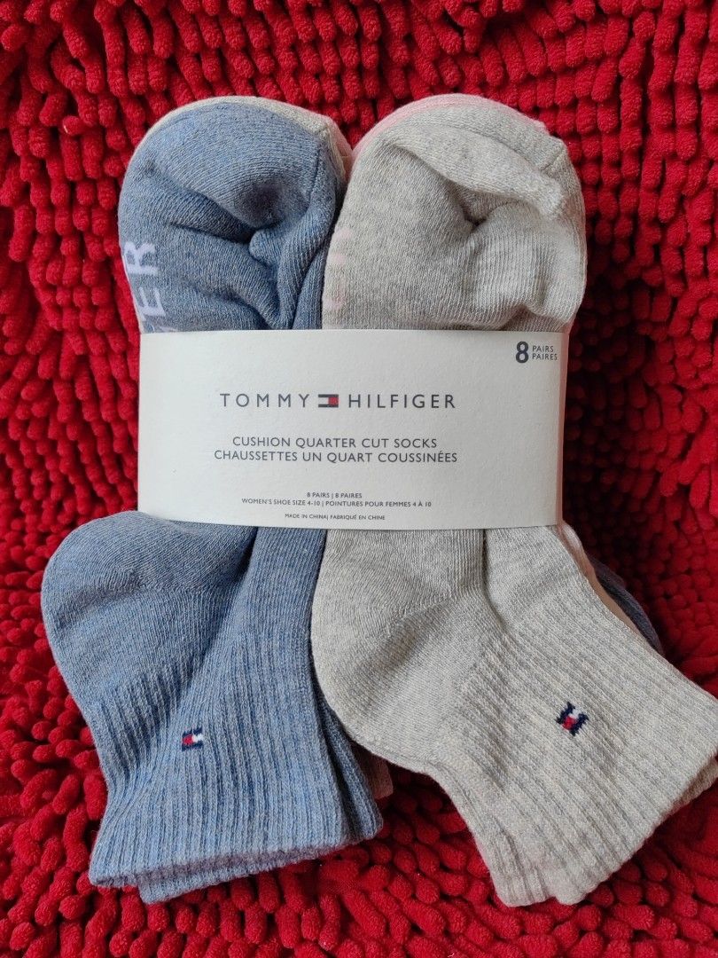 MUST GO - TH Quarter Socks (8 Pairs) (Category: Socks & Tights) located in Puerto Galera. Submitted by charisarifinds (Listing ID 1467694553, Image 1). Description: 📍 Fixed price na po 🙏 Brand new Original Tommy Hilfiger Women's Quarter Socks 8 pairs Shoe size: US4-10 💯 Original from Canada, money back guaranteed if proven fake Disclamer: Chari Sari Finds is not affiliated with the brand and company services. We do not claim rights to the bran