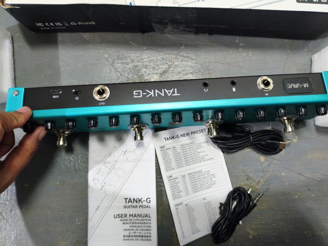 M-VAVE TANK G V2 Guitar Pedal Multi Effects Processor bnew (Category: Musical Instruments) located in Cavite. Submitted by cappfinds86177 (Listing ID 1467704949, Image 3). Description: bnew cod lalamove or shipping.