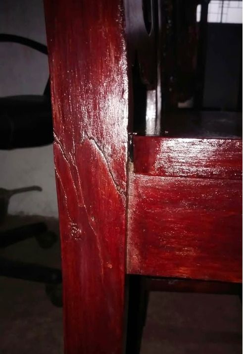 Narra Dining Chairs (Solid) (Category: Chairs) located in Bulacan. Submitted by magneticpop21 (Listing ID 1467679357, Image 1). Description: RFS: -Nakatabi lang at hindi naman na nagagamit. Selling it for 2,500 PHP EACH. (NEGOTIABLE) Dalawang (2) design: 3 same design 2 same design (yung 1 merong issue) For those interested, just DM 😎👌 Pick-up po sa house dahil wala kami 4 wheels para po ideliver sa inyo. Poblacion, Norzagaray, Bulacan location