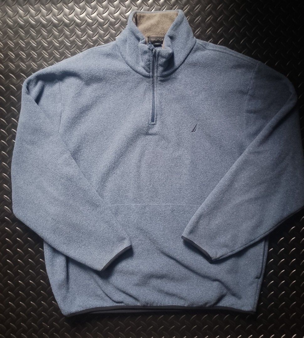 Nautica Halfzip Fleece Jacket (Category: Coats, Jackets and Outerwear) located in Baguio. Submitted by bado.feels (Listing ID 1467678491, Image 1). Description: Excellent Condition Makapal yung tela Size XL (25x29) Sleeves 24.5 550+sf.