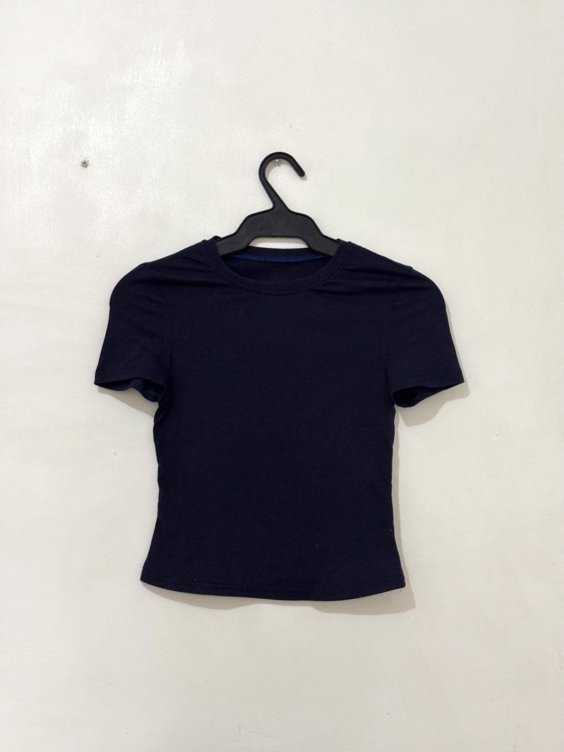 Navy Blue Fitted Baby Top (Category: Shirts) located in Quezon City. Submitted by chrissie__ (Listing ID 1467687104, Image 1). Description: ▪️Never used.
