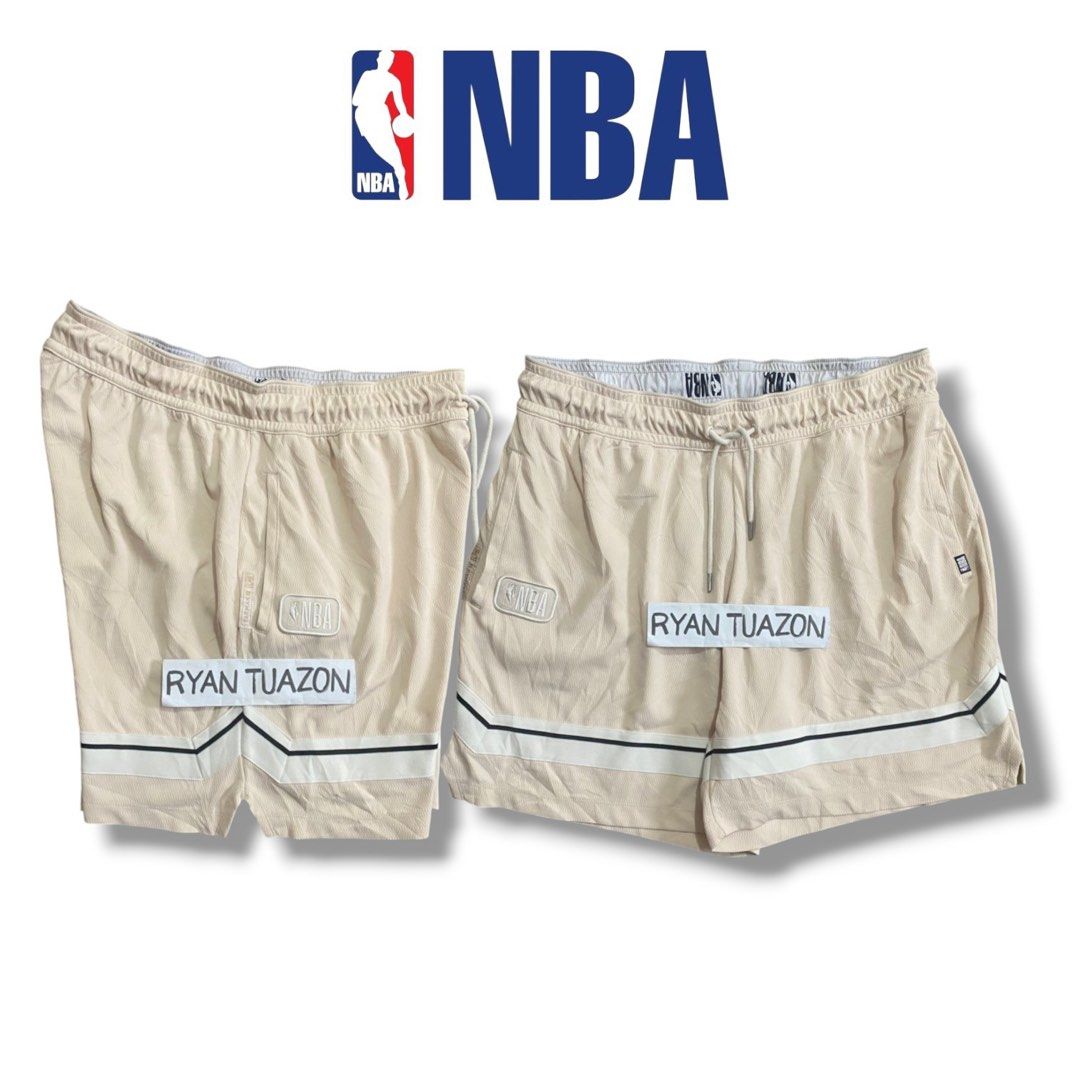 NBA Cream Baller Shorts (Category: Shorts) located in Lubao. Submitted by thriftlangph (Listing ID 1467627891, Image 1). Description: 🏷P499 NBA Cream Baller Shorts 34 to 40W x 18L 14 leg opening 9.8/10 color rate Excellent No issue.