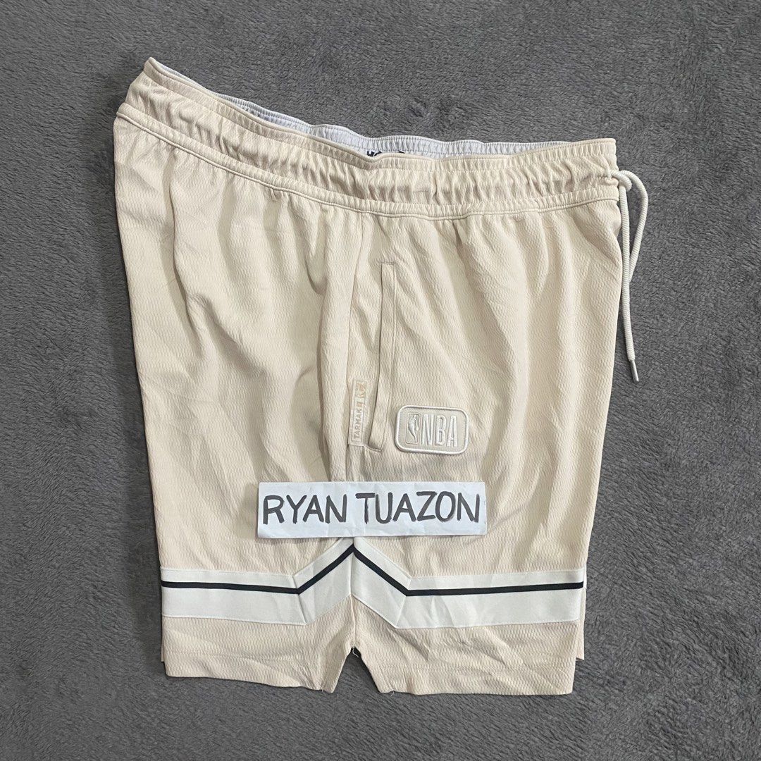 NBA Cream Baller Shorts (Category: Shorts) located in Lubao. Submitted by thriftlangph (Listing ID 1467627891, Image 3). Description: 🏷P499 NBA Cream Baller Shorts 34 to 40W x 18L 14 leg opening 9.8/10 color rate Excellent No issue.