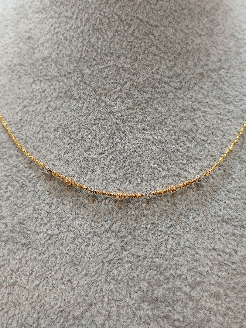 Necklace Gbeads (Category: Necklaces) located in Makati City. Submitted by divinejewels.ph (Listing ID 1467680735, Image 2). Description: JPST-4403 NECKLACE GBEADS 3COLOR 18KG 2.6GRAMS SIZE 17.5" ADJUSTABLE.
