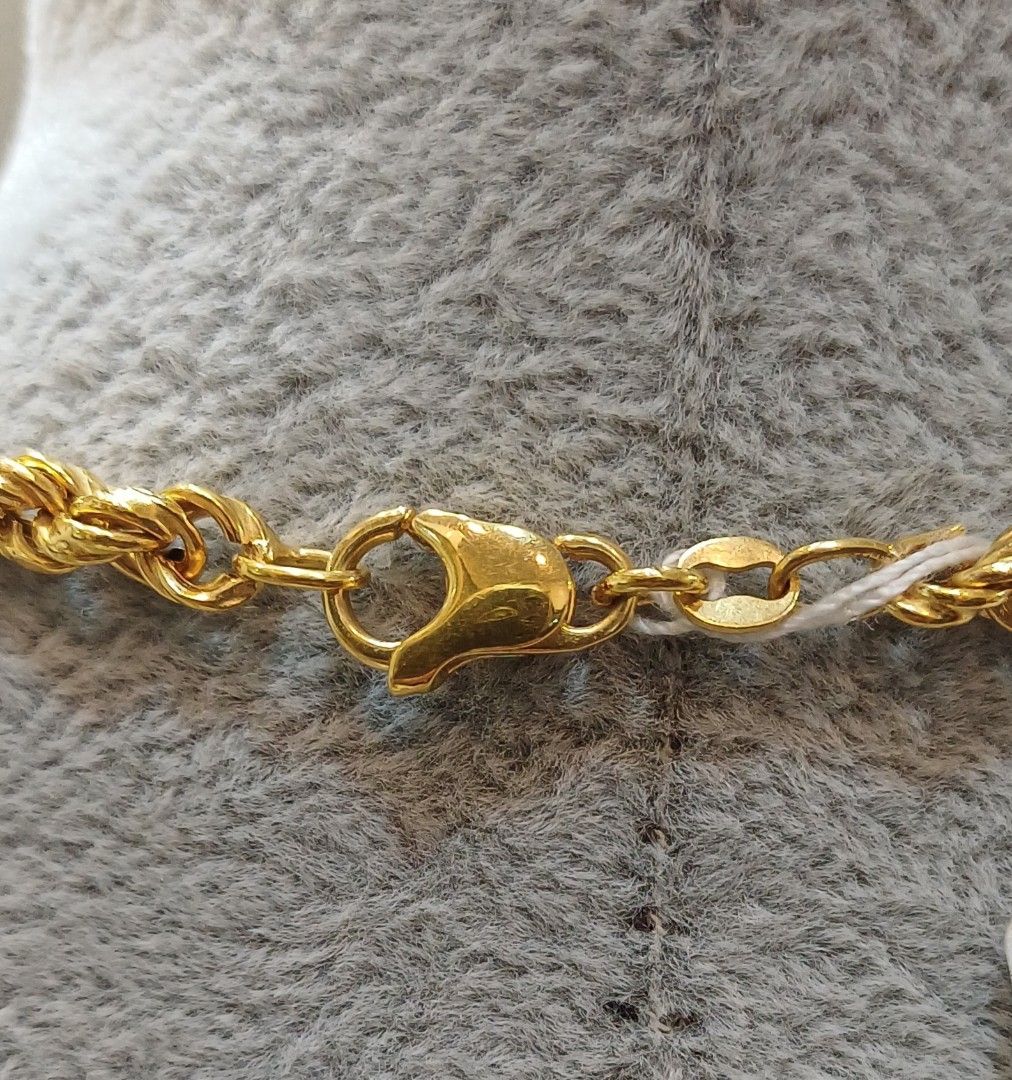 Necklace Rope (Category: Necklaces) located in Makati City. Submitted by divinejewels.ph (Listing ID 1467670317, Image 3). Description: JPSFM-4094 NECKLACE ROPE 18KYG 14.19GRAMS SIZE 18.75".