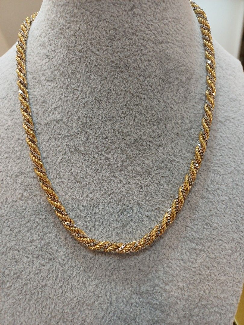 Necklace Rope (Category: Necklaces) located in Makati City. Submitted by divinejewels.ph (Listing ID 1467676473, Image 2). Description: GJU-819 NECKLACE ROPE 18KYWG 26.2 GRAMS SIZE 16'.