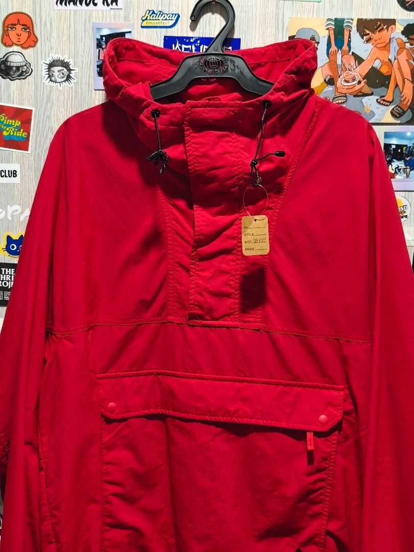 NEPA Anorak Jacket (Category: Coats, Jackets and Outerwear) located in Davao. Submitted by thethriftproject082 (Listing ID 1467794255, Image 2). Description: NEPA Anorak Jacket 📍𝐌𝐈𝐍𝐄: 400 📍𝐒𝐈𝐙𝐄 𝐎𝐍 𝐓𝐀𝐆: Fits M-L 📍𝐃𝐈𝐌𝐄𝐒: 24 x 27 issue: elastic cord damage.