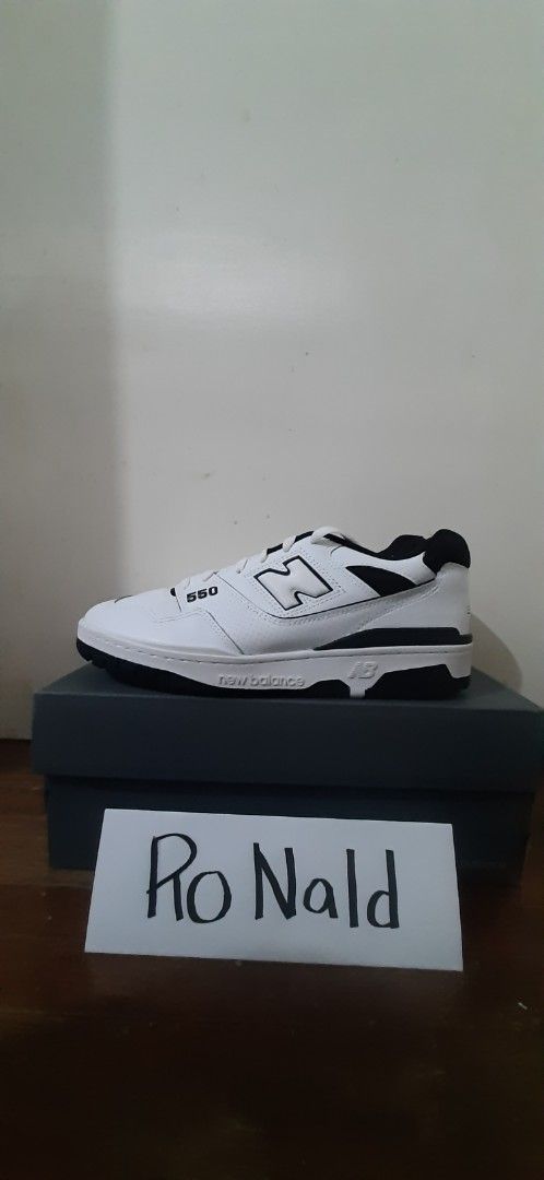 New Balance 550 White Black Size 10 (Category: Sneakers) located in Marikina City. Submitted by two6kicksph (Listing ID 1467659326, Image 1). Description: - Brand: New Balance 550 - Color: White and Black - Size: Men's US 10 (Medium Width) - Condition: 9.5/10 - Design: Classic court style with leather upper and perforated details - Inclusion: Original box included.