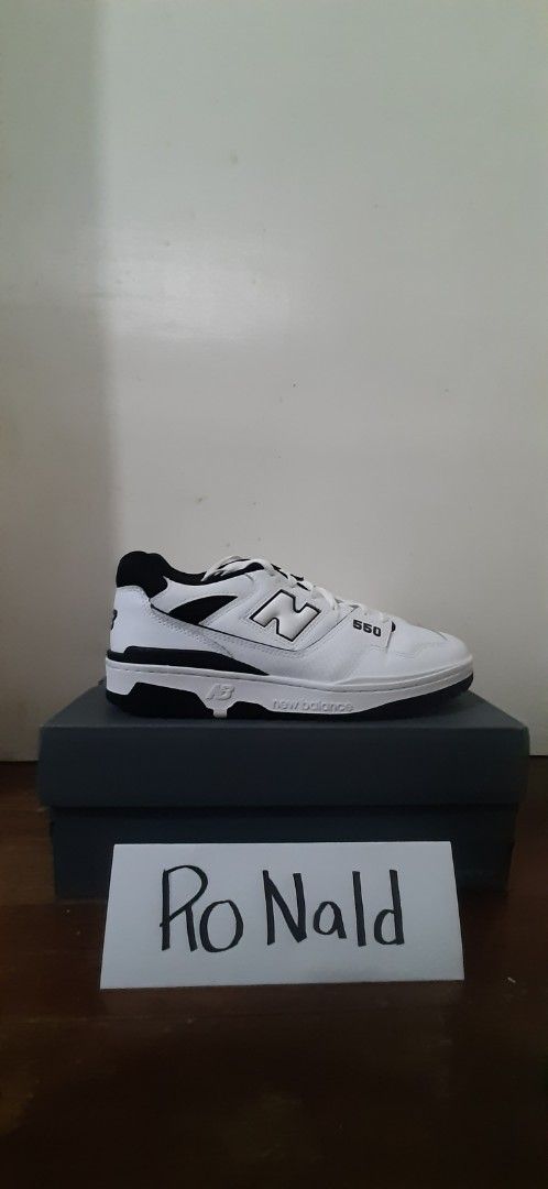 New Balance 550 White Black Size 10 (Category: Sneakers) located in Marikina City. Submitted by two6kicksph (Listing ID 1467659326, Image 2). Description: - Brand: New Balance 550 - Color: White and Black - Size: Men's US 10 (Medium Width) - Condition: 9.5/10 - Design: Classic court style with leather upper and perforated details - Inclusion: Original box included.
