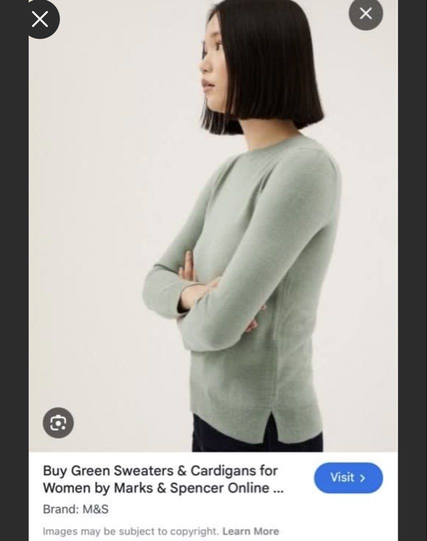 NEW M&S knitted top (Category: Others Tops) located in San Jose del Monte. Submitted by senorita_wella (Listing ID 1467773421, Image 3). Description: Fit medium to large.