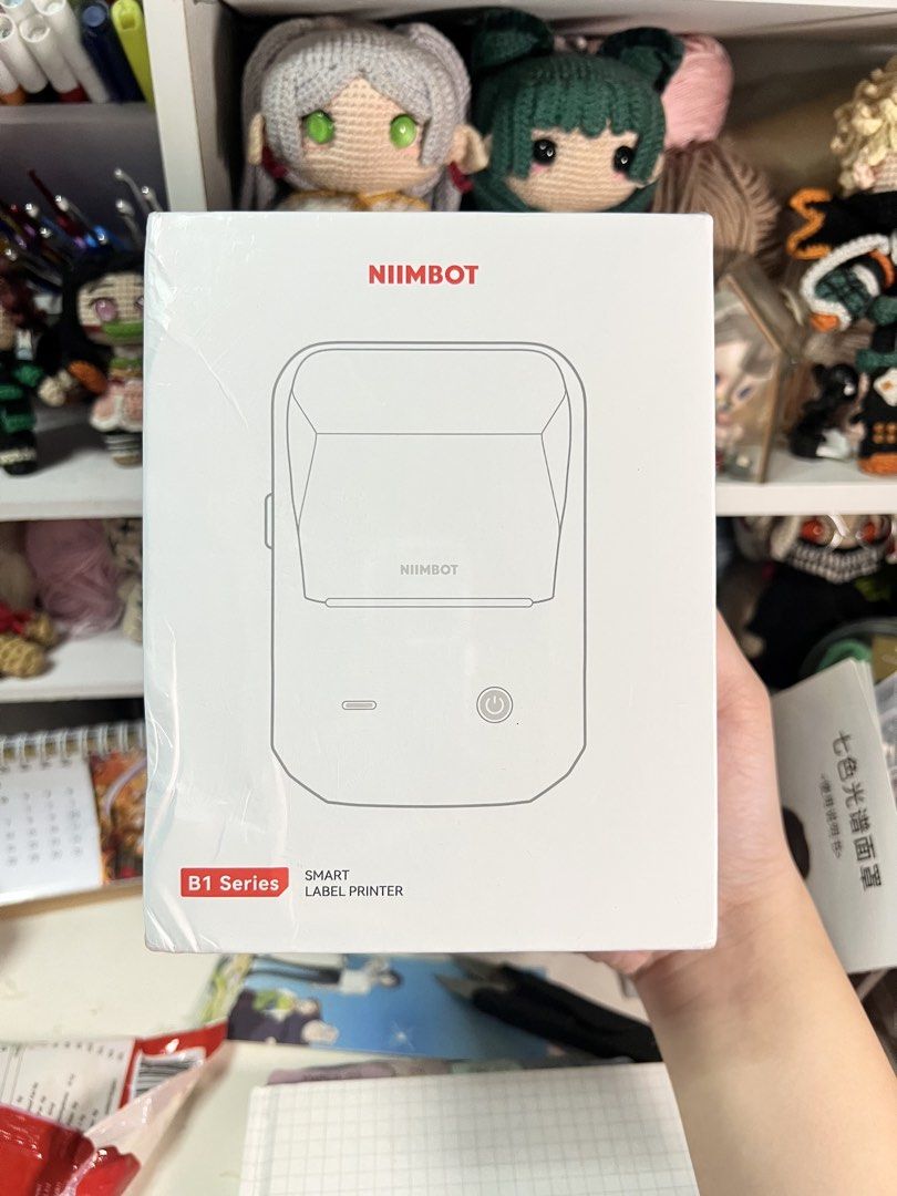 Niimbot B1 Thermal Label Smart Printer in GREEN (Category: Printers, Scanners & Copiers) located in Valenzuela. Submitted by elicxxe (Listing ID 1467712678, Image 1). Description: FOR SALE! Niimbot B1 Smart Label Printer in GREEN 💚 ✨ Brand new and sealed! I accidentally scratched the plastic seal at the bottom, which is why I circled that part in the photo. however thr seal remains intact, and the item is still brand new and unopened ₱1,450 Come