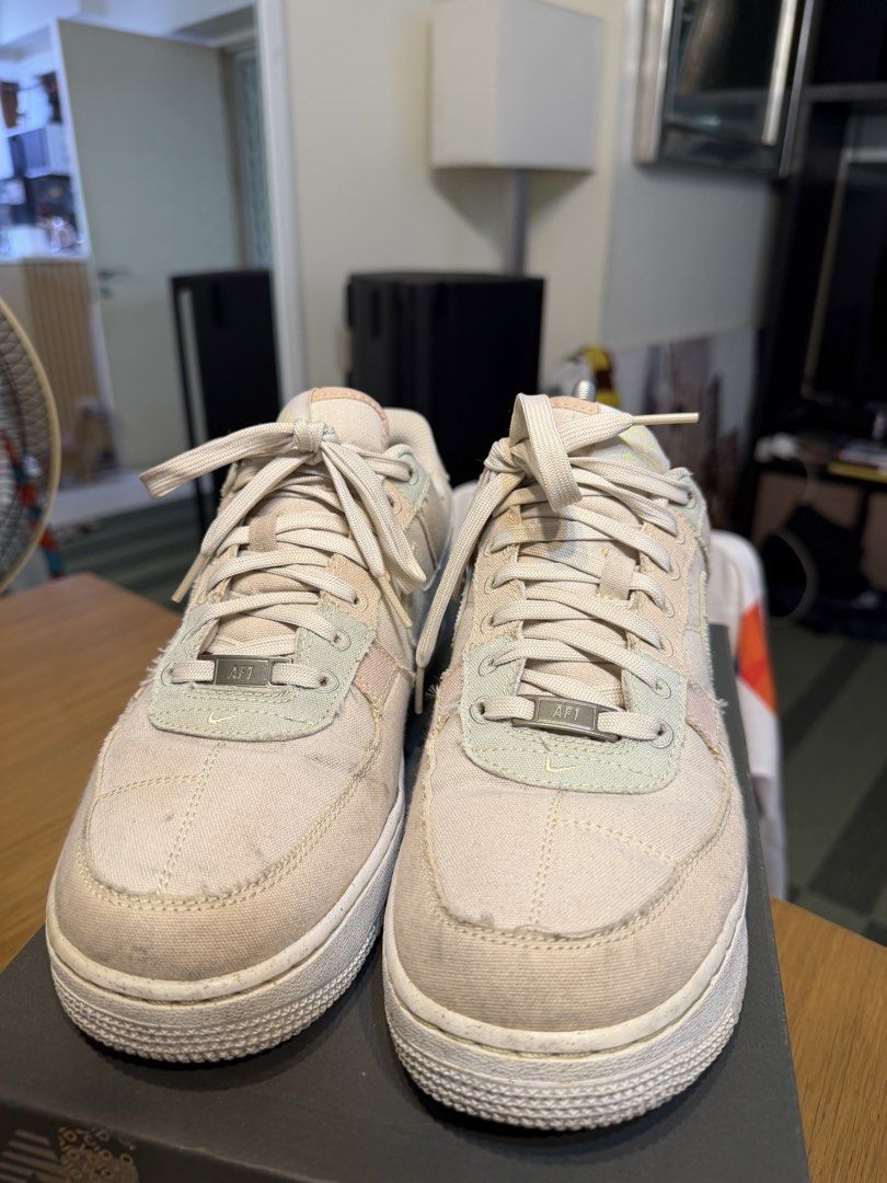 Nike AF1 Next Nature Phantom Seafoam (Category: Sneakers) located in Quezon City. Submitted by callmeo (Listing ID 1467616603, Image 2). Description: 👟 Nike Air Force 1 Next Nature “Phantom/Seafoam” Pre-loved and still in good condition. Neutral colorway with subtle Seafoam accents. Just needs a little cleaning. 📏 Size: US 8.5 💰 Price: ₱1500 📍 Meetup/Pickup: The Orabella Project 4, Quezon City RFS: Decluttering.