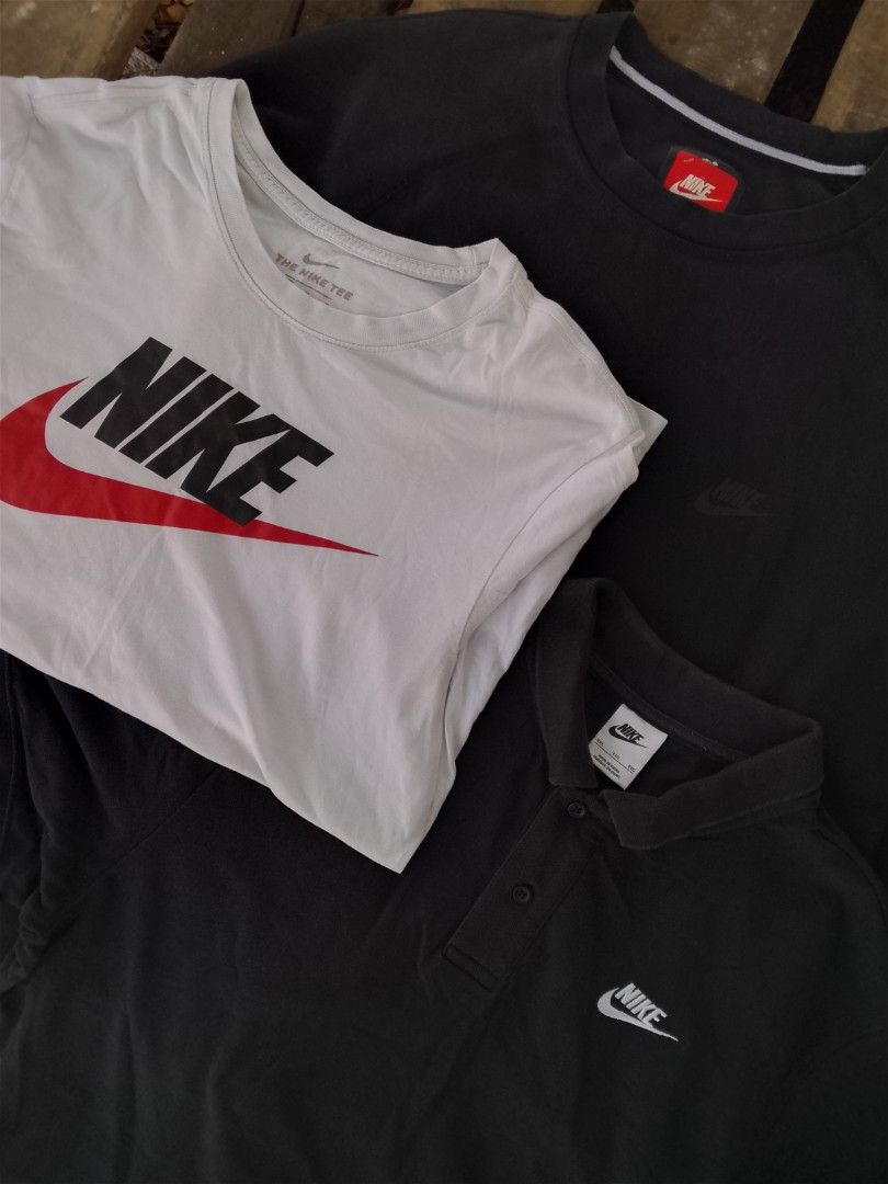 NIKE CLASSIC LOGO ASPACK (Category: Tshirts & Polo Shirts ) located in Manila. Submitted by saiintthrift (Listing ID 1467755816, Image 2). Description: 📌 300 each ( + sf ASPACK ) ( ASPACK ONLY ) ⚫ ALL ITEMS ARE GOOD CONDITION ⚫ DM/PM FOR MORE DETAILS ig: saiint.thrift fb: Saiint Thrift tiktok: saiint.thrift carousell: saiintthrift DM/PM IF INTERESTED ‼️📩.