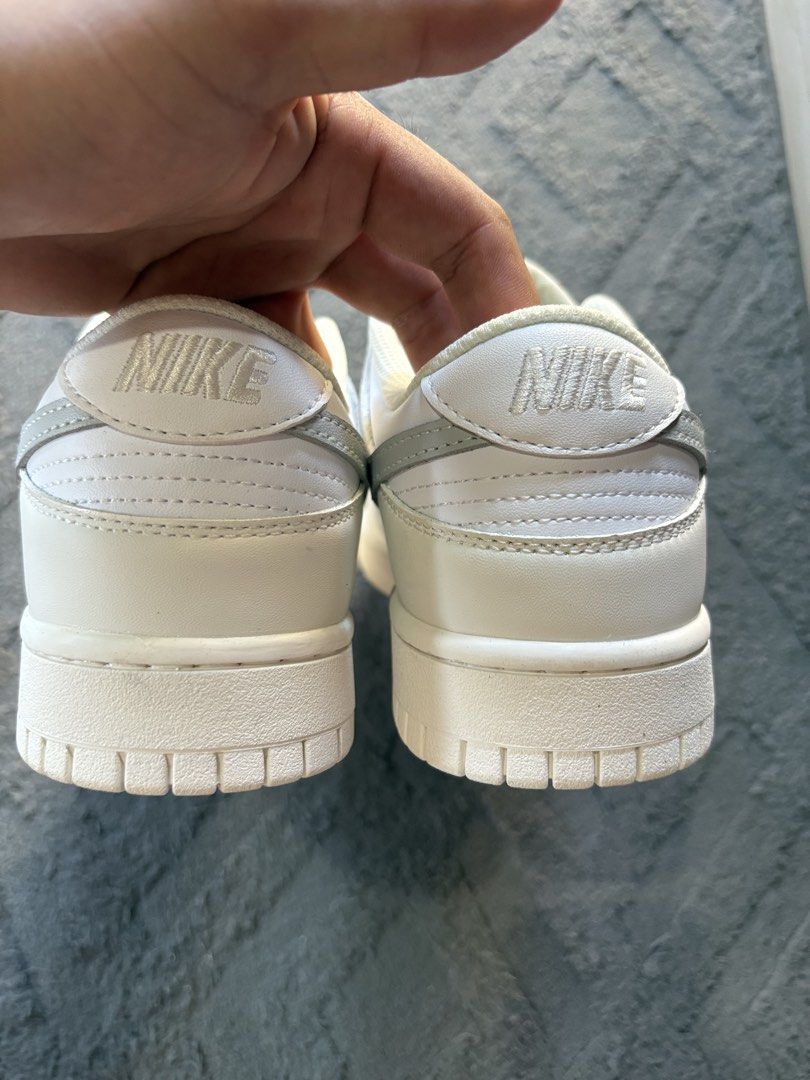 Nike Dunk Low Phantom Light Bone Size US 9.5 (Category: Sneakers) located in Lapu Lapu. Submitted by jadegodine04736 (Listing ID 1467650139, Image 3). Description: - Brand: Nike - Model: Dunk Low - Colorway: Phantom and Light Bone / Neutral Grey - Size: US 9.5 / UK 8.5 / EUR 43 - Condition: Brand new with clear size tag and QR code - Features: Classic court silhouette, crisp laces, and structured collar padding - Perfect for: Versatile everyday w