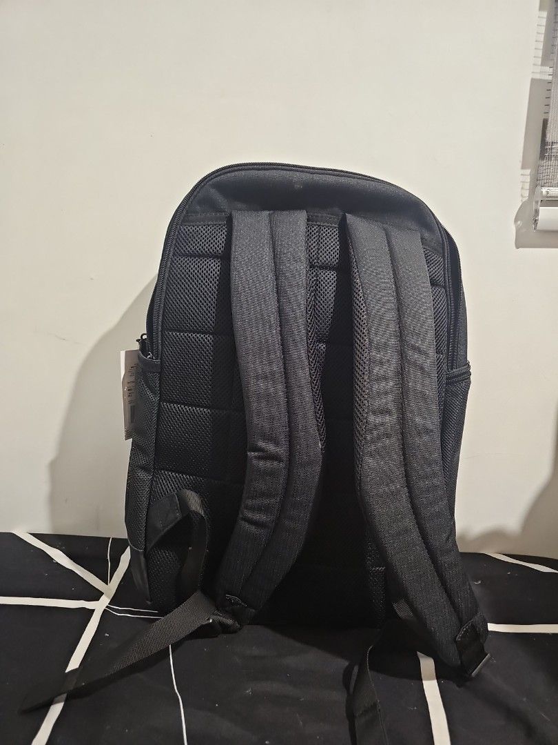 Nike Swoosh 24L Black Backpack (Category: Backpacks) located in Baguio. Submitted by nyxxx. (Listing ID 1467726141, Image 2). Description: - 100% Brand new with original tags attached - Spacious 24L capacity for daily essentials - Iconic white Nike swoosh logo on the front - Padded mesh shoulder straps for all-day comfort - Durable black material with stylish textured mesh accents - Ships immediately from a trusted Carousell seller.