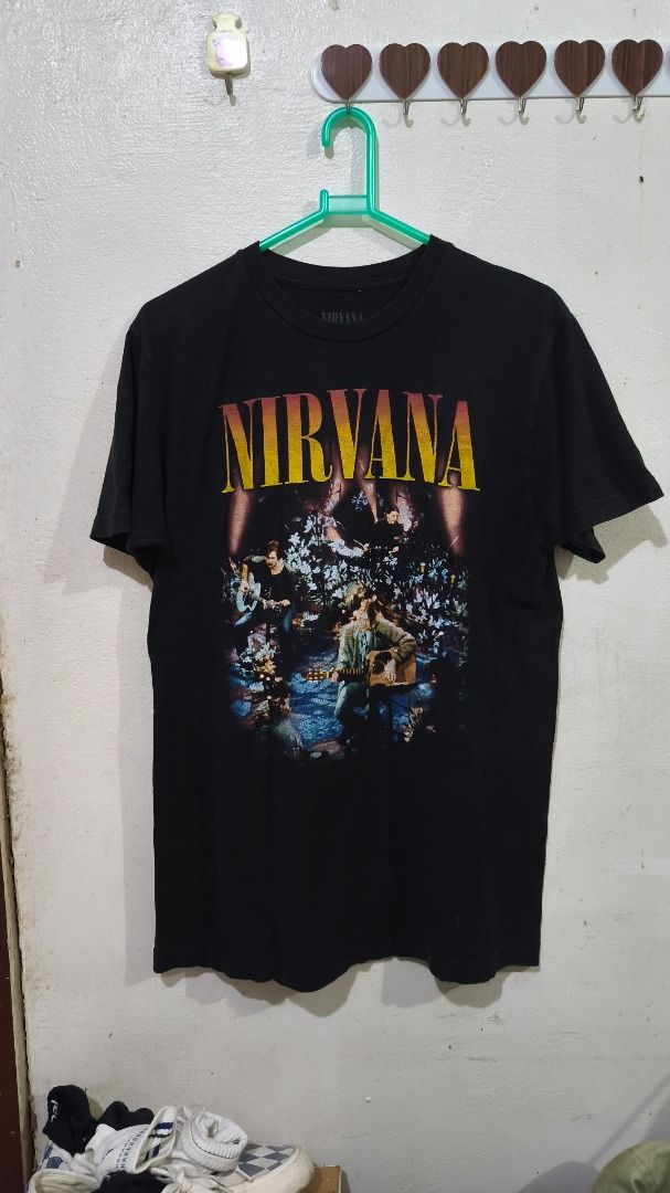 Nirvana MTV Unplugged Tee (Category: Tshirts & Polo Shirts ) located in Davao. Submitted by thethriftproject082 (Listing ID 1467797982, Image 1). Description: Nirvana Unplugged (OPT) -official print tag 📍𝐌𝐈𝐍𝐄: 450 📍𝐒𝐈𝐙𝐄 𝐎𝐍 𝐓𝐀𝐆: M 📍𝐃𝐈𝐌𝐄𝐒: 21 x 29.