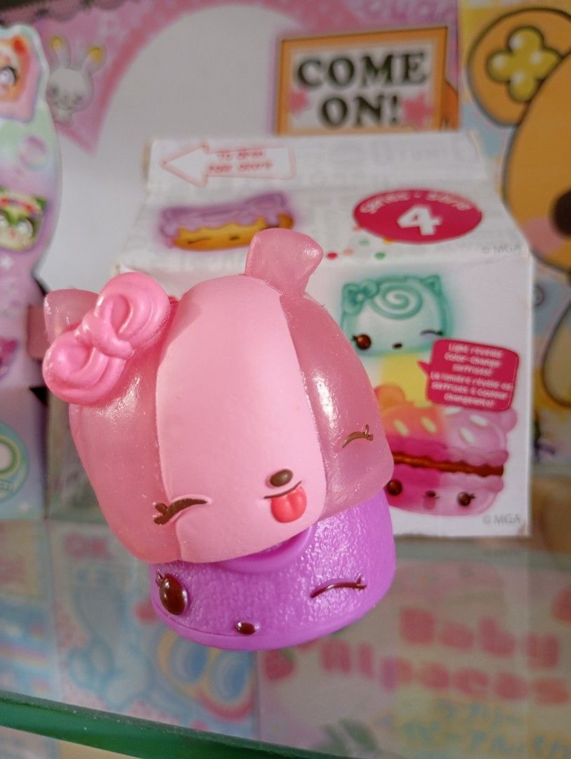 Num Noms [Set of 4] (Category: Designer & Blind Box Toys) located in Makati City. Submitted by mezz0piano (Listing ID 1467631587, Image 1). Description: READ ME ‼️ •First & Second pic (Series 4): Special Edition Num, Brand new, with collector's guide and box. UV Light Nom not guaranteed to be working • 3rd pic (Series 1&2): Heavily used, deformed, with tears, and paint chips. Mop: Gcash | Mod: J&T.