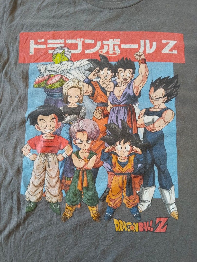 Official Dragon Ball Z Licensed Tee — Size M (Category: Tshirts & Polo Shirts ) located in Mabalacat. Submitted by al_amin_thrift (Listing ID 1467645567, Image 2). Description: Official Dragon Ball Z Licensed Tee — Size M ✔️ Authentic Toei Animation licensed merchandise — not a bootleg ✔️ Size: M (fits 38–40" chest) ✔️ 100% soft cotton, comfortable quality ✔️ Classic group design: Goku, Gohan, Vegeta, Trunks, Piccolo & more ✔️ Excellent pre-loved