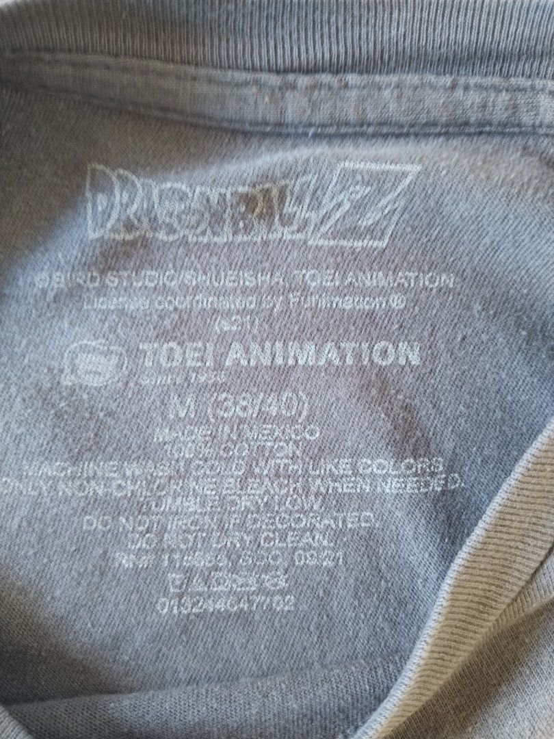 Official Dragon Ball Z Licensed Tee — Size M (Category: Tshirts & Polo Shirts ) located in Mabalacat. Submitted by al_amin_thrift (Listing ID 1467645567, Image 3). Description: Official Dragon Ball Z Licensed Tee — Size M ✔️ Authentic Toei Animation licensed merchandise — not a bootleg ✔️ Size: M (fits 38–40" chest) ✔️ 100% soft cotton, comfortable quality ✔️ Classic group design: Goku, Gohan, Vegeta, Trunks, Piccolo & more ✔️ Excellent pre-loved