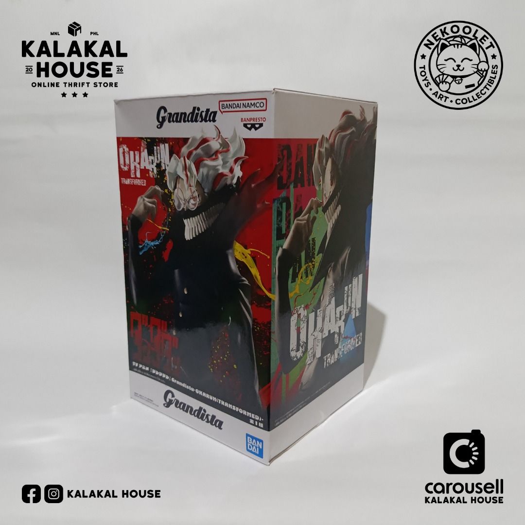 Okarun Banpresto Gradista Action Figure (Category: Action & Battle Toys) located in Manila. Submitted by kalakalhouse (Listing ID 1467774931, Image 3). Description: OKARUN BANPRESTO GRANDISTA Condition: MIB Last two photos are actual photos of on hand item..