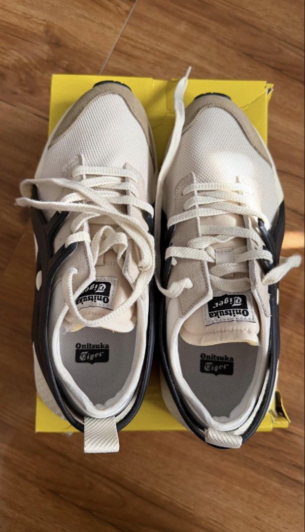 Onitsuka Tiger Big Logo Trainer 2.0 Birch Black (Category: Sneakers) located in Manila. Submitted by 2ndstr8 (Listing ID 1467715428, Image 2). Description: - Brand: Onitsuka Tiger - Model: Big Logo Trainer 2.0 - Colorway: Birch / Black - Size: Unisex US 9 / US Women's 10.5 / EUR 42.5 / UK 8 / CM 27.0 - Condition: Brand new in original box. Fitted only Rfs: Wrong Size .