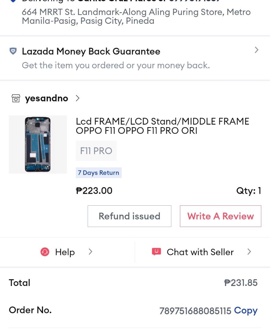 Oppo F11 Pro Lcd Frame Only with Cp Case (Category: Cases & Sleeves) located in San Juan City. Submitted by carljr21 (Listing ID 1464594916, Image 3). Description: Brandnew - Bundle Sale For Oppo F11 pro. 1. Lcd-Frame Only (w/o lcd) 2. Cp case Pick up at West Crame, San Juan City Or meet up at Cubao farmers (Addt'l P20).