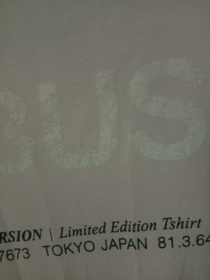Orig AMBUSH Japan tshirt (Category: Activewear) located in Baguio. Submitted by oliviapreloved100620 (Listing ID 1467741687, Image 3). Description: Sign of used (crack print ) Size large men..