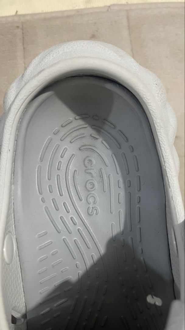 Original Crocs Clog in Gray (Category: Babies & Kids Fashion) located in Paranaque City. Submitted by mars_eshoppe (Listing ID 1467666640, Image 3). Description: Still in good condition Legit Bought in US.