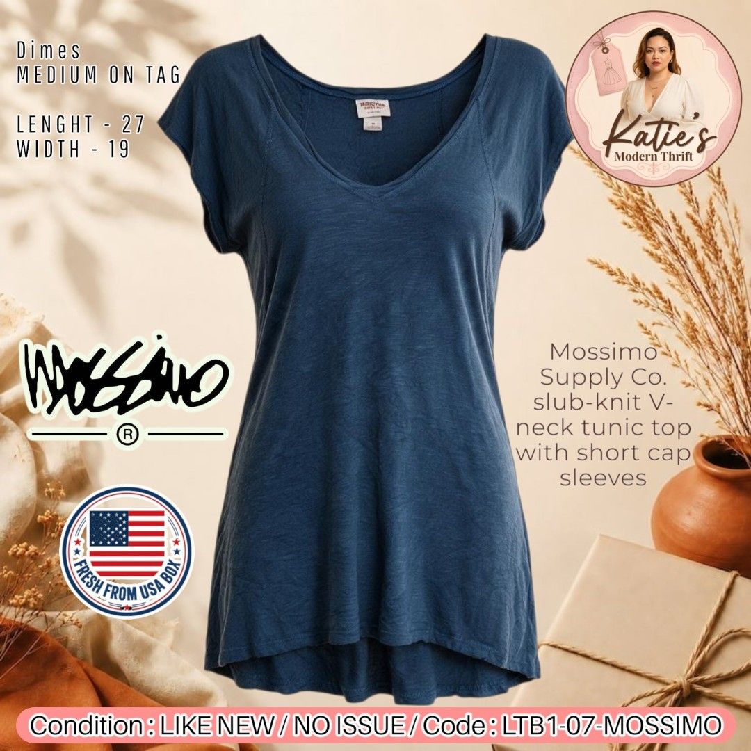 ORIGINAL MOSSIMO TOP - WOMEN'S V NECK TOP (Category: Shirts) located in Morong. Submitted by katiesmodernthrift (Listing ID 1467673245, Image 1). Description: ‎👋 OH YES! ‎THIS ITEM IS AVAILABLE! ‎AS LONG AS IT WAS POSTED, WE GUARANTEE IT'S AVAILABILITY 👆 ‎ ‎❤❤Fresh from the USA BOX 📦❤❤ ‎ ‎📍 AUTHENTICITY HAS BEEN VERIFIED BY THE SELLER. ‎ ‎📍 GUARANTEED VINTAGE AND ORIGINAL. ‎ ‎Additional info : ‎ ‎👋 The clothes may arrive wrinkled, ‎but they