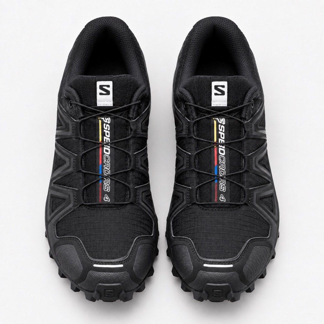 Original Salomon Speedcross 4 (BLACK) (Category: Hiking & Camping) located in Pasig City. Submitted by casahohome (Listing ID 1467719916, Image 3). Description: Original Salomon Speedcross 4 (BLACK) Pre-loved and used, with normal visible signs of wear. Selling as-is based on the actual condition shown in the photos—I’ve intentionally kept the imperfections visible rather than making the shoes look newer than they are. • Salomon Speedcross 4 • Bl