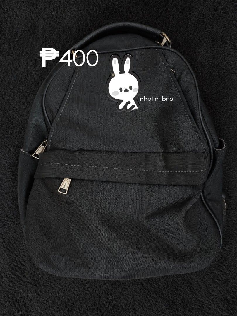 ORIGINAL SECOSANA BAGPACK (Category: Backpacks) located in Balanga. Submitted by rhein_bns (Listing ID 1467748093, Image 1). Description: ୨ৎ minor flaw: small cut on the top handle payment method: — gcash / cash delivery method: — meet-up / delivery — shipping fee shouldered by the buyer please manage your expectations and check the photos for the condition. strictly sure buyers only!.