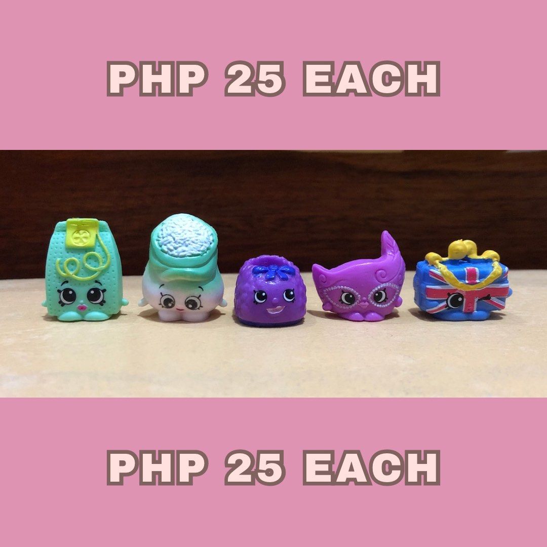 Original Shopkins (Category: Kids Toys) located in Bulacan. Submitted by lovee.mae (Listing ID 1467713854, Image 3). Description: ^^ prices are for each piece ^^ marked X are sold what you see is what you get !! 💗 preloved / secondhand / used available for layaway (installment) payment: gcash / gotyme / maya shipping: spx express (starts at ₱45) message me for more details 💋.