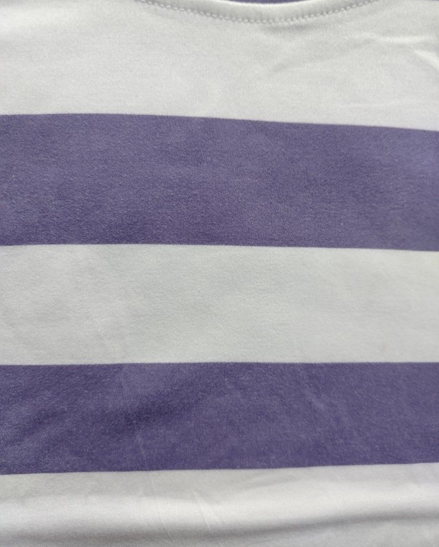 Oversize Striped Lavender Longsleeves (Category: Coats, Jackets and Outerwear) located in Muntinlupa City. Submitted by lokalthriftco. (Listing ID 1467747132, Image 2). Description: Size XL No issue Need wash Good condition.