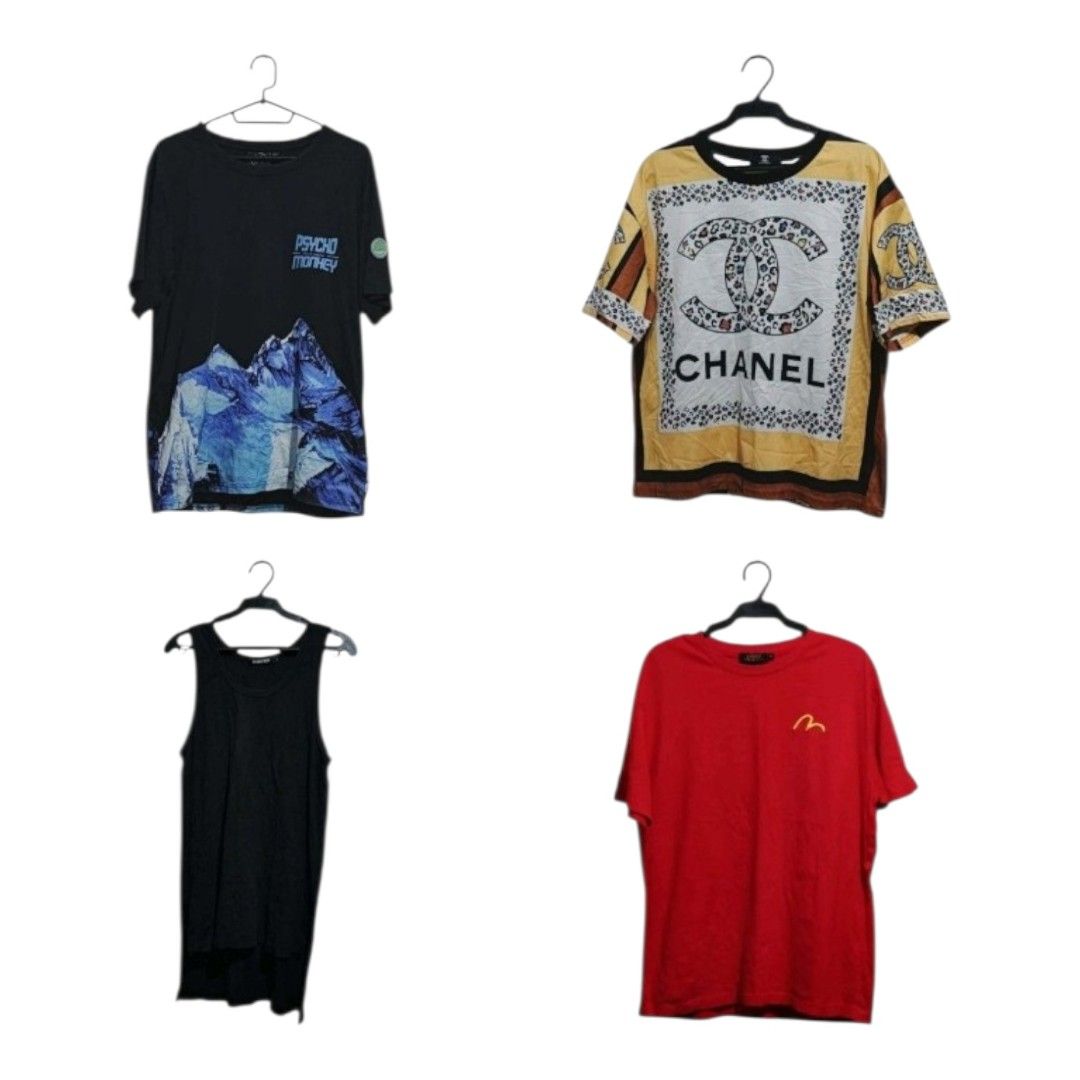 Oversized Graphic Tees Bundle 4pcs + Sando | Graphic Bundle (Category: Tshirts & Polo Shirts ) located in Makati City. Submitted by heyreen.ph (Listing ID 1467642655, Image 1). Description: TAYO PO, PINAKA-LOWEST AT THE MARKET! 💯 If natataasan po kayo sa PRESYO ko. Open po ang "MAKE OFFER" button ko. Kayo po mag-dedecide, ng PRESYO niyo. MABILISAN lang po ako magbenta. (all items, are sale on rush! 💨) 🚛 FAST & FREE SHIPPING on most items! ‡ DI
