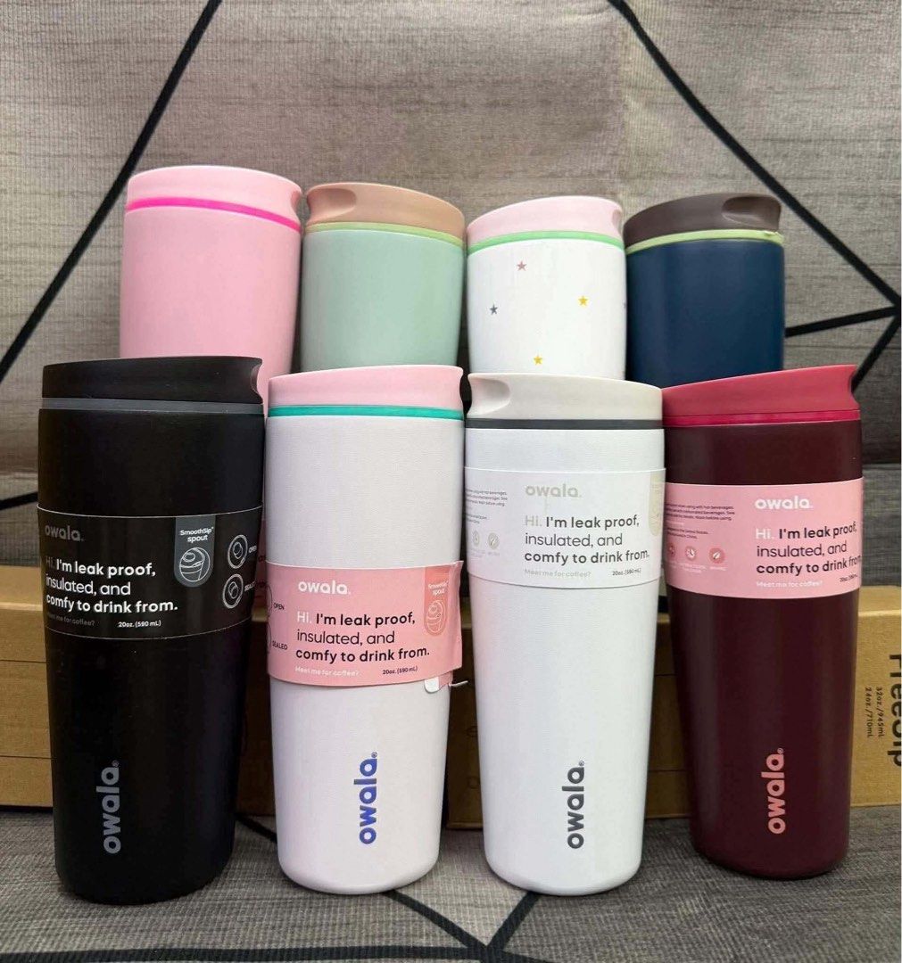Owala Tumbler 20oz (Category: Water Bottles & Tumblers) located in Quezon City. Submitted by coleen0 (Listing ID 1467648960, Image 1). Description: 100% MALL PULL OUT Inclusion: Box & Paperbag ✅ Hot Drinks ✅ Cold Drinks.