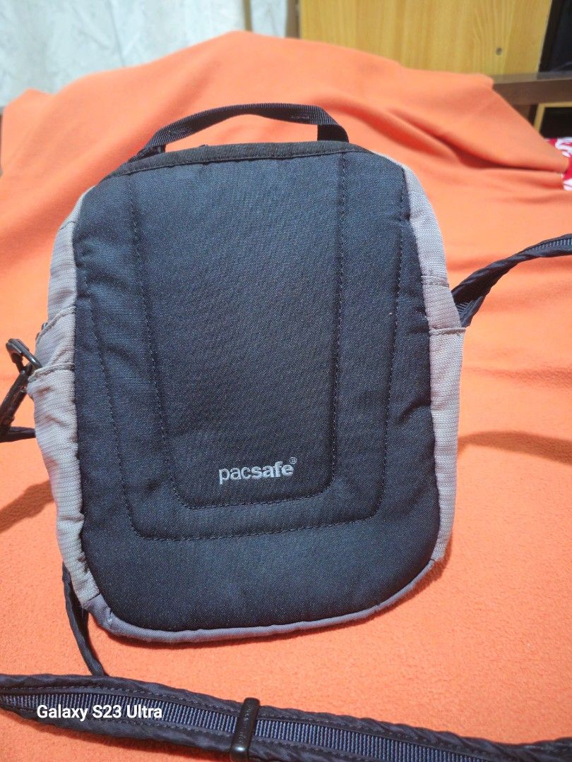 Pacsafe Venturesafe 200 (Category: Sling Bags) located in Quezon City. Submitted by bagsforless16 (Listing ID 1467768375, Image 2). Description: Vebturesafe 200 3 Main Zip Compartments Top Handle Side Pocket Padded Tablet Compartment RFID Pockets/Organizer Padded Back Logo Clean In and Out Ready to Use.