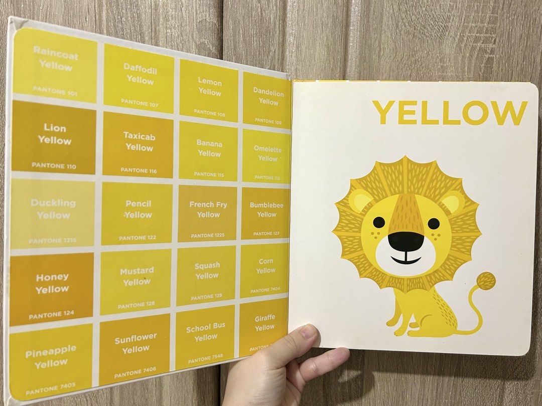 Pantone Colors (Hardcover Board Book) (Category: Children's Books) located in San Juan City. Submitted by marcosabubotatbp (Listing ID 1467621848, Image 2). Description: Educational book about learning different shades of colors Hardcover board pages Minimal shelf/spine wear Minimal writing on one page.
