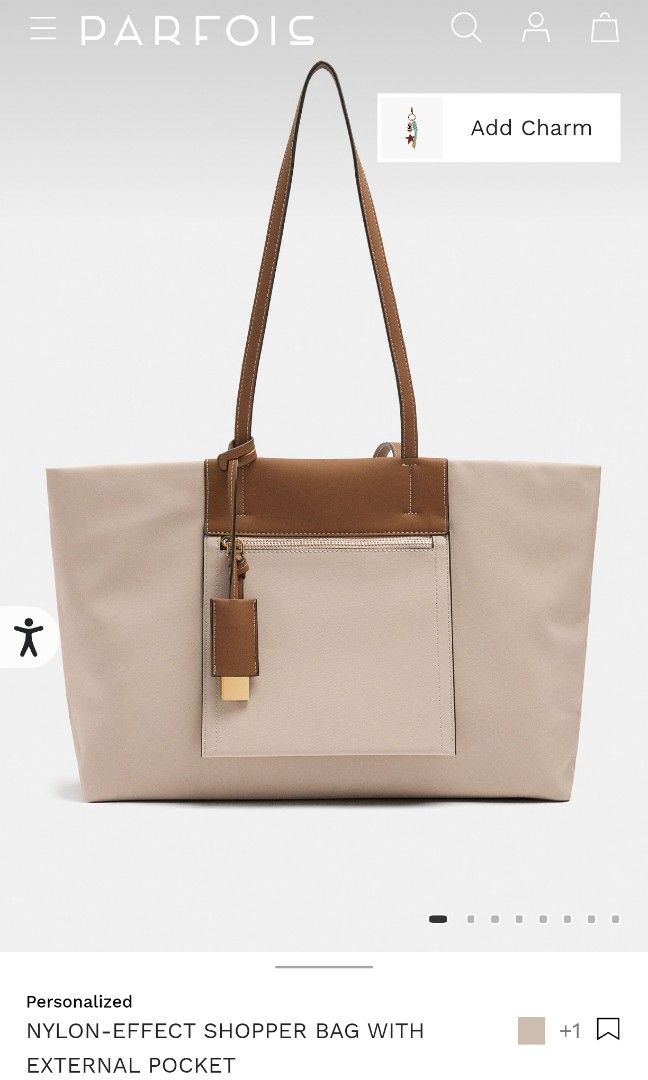 Parfois Tote/Shopper Bag (Category: Tote Bags) located in Pasig City. Submitted by thrifthoeco. (Listing ID 1467657054, Image 1). Description: Brand new! Kakabili lang. Never used, complete. Rfs: Wrong size huhu kala ko kasya laptop ko. Can fit up to 14 inches laptop. Not dumihin, nylon outside and water resistant. For pick up/lalamove/J&T/LBC. Loc: Cabuyao, Laguna.