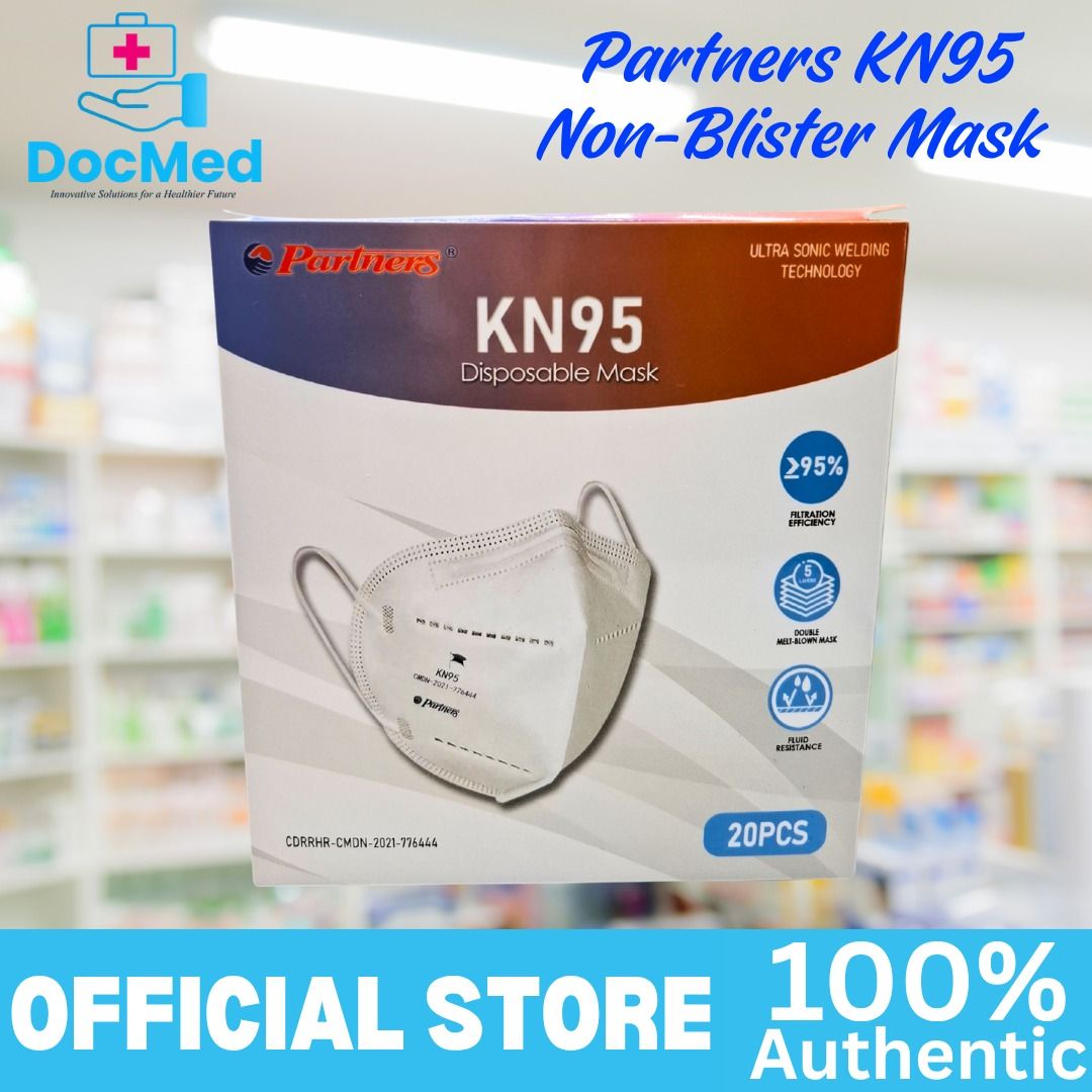 PARTNERS KN95 NON-BLISTER FACEMASK 20 PCS PER BOX (Category: Medical Supplies & Tools) located in Quezon City. Submitted by zyra26 (Listing ID 1467659155, Image 2). Description: .