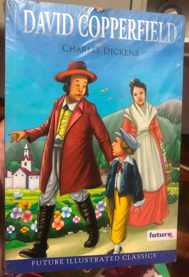 [PB] Future Illustrated Classics series : David Copperfield by Charles Dickens (Category: Children's Books) located in San Juan City. Submitted by ttanmien (Listing ID 1467616702, Image 2). Description: ⚜️✨⚜️✨⚜️✨⚜️✨⚜️✨⚜️ 💁🏻‍♀️SELLING PRICE: ₱50 Original Price: ₱200 💁🏻‍♀️Book Genre: Fiction, Children's fiction, Semi Autobiographical Fiction, Bildungsroman (Coming of Age), Victorian Literature, Historical Fiction: 💁🏻‍♀️Book insight: David Cop