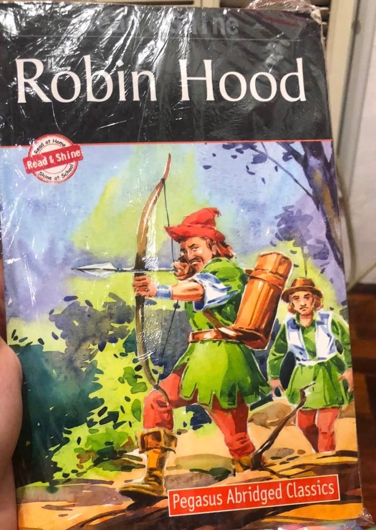 [PB] Level 6 Read & Shine - Pegasus Abridged Classics : Robin Hood (Category: Children's Books) located in San Juan City. Submitted by ttanmien (Listing ID 1467613839, Image 2). Description: ⚜️✨⚜️✨⚜️✨⚜️✨⚜️✨⚜️ 💁🏻‍♀️SELLING PRICE: ₱100 Original Price: Around ₱350~₱500 💁🏻‍♀️Book Genre: Fiction, Children's fiction, Adventure Fiction, Folklore, Legends, Historical Fiction, Children's Literature, Graded Reader 💁🏻‍♀️Book insight: The book follows 